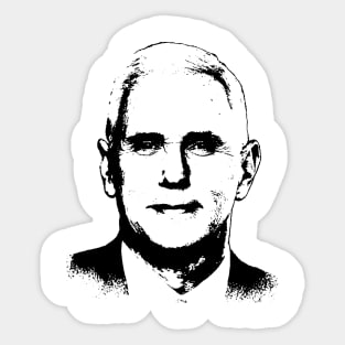 Mike Pence Pop Art Portrait Sticker
